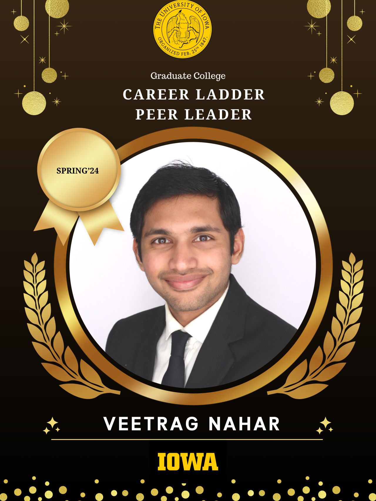 Selected as Career Peer Leader